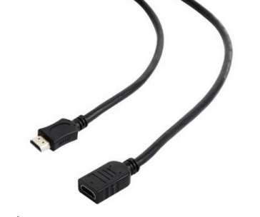 GEMBIRD Kabel prodlužovací HDMI - HDMI 1,8m (zlacené konektory, stíněný)