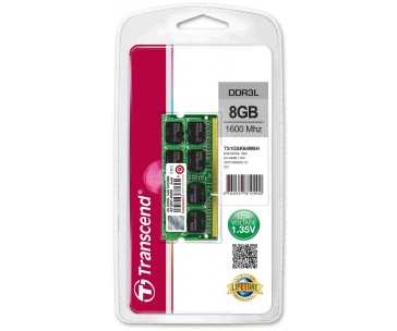 TRANSCEND SODIMM DDR3L 8GB 1600MHz 2Rx8 CL11