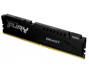 KINGSTON DIMM DDR5 16GB 6000MT/s CL40 FURY Beast Černá