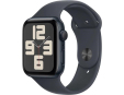 Apple Watch SE (2024) GPS 44mm Midnight Aluminium Case with Midnight Sport Band - S/M