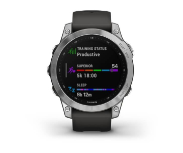 Garmin fenix® 7 – Standard Edition, Silver / Black Band, EU