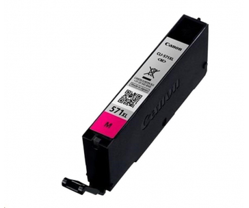 CANON CARTRIDGE CLI-571XL M purpurová pro PIXMA MG575x, MG685x, MG775x, TS505x, TS605x, TS805x, TS905x (715 str.)