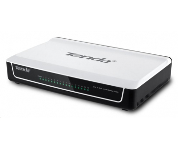 Tenda S16 16-Port Fast Ethernet Switch, 10/100 Mb/s, Desktop