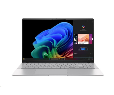 ASUS NTB Vivobook S 15 OLED (S5507QA-OLED001W), X1E 78 100, 15.6" 2880 x 1620, 32GB, 1TB SSD, Adreno, Win11 Home, Silver