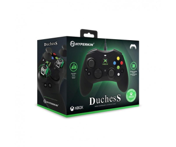 Hyperkin Duchess Wired Controller for Xbox Series|One/Win 11|10 (Black) Licensed by Xbox