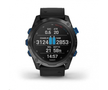 Garmin Descent Mk2i Sapphire, Titanium Gray DLC/Black Band