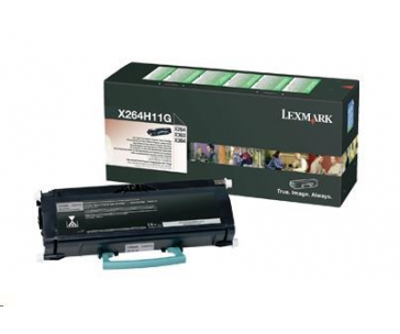 LEXMARK černý toner pro X264, X363, X364 z programu Lexmark Return (9 000 stran)