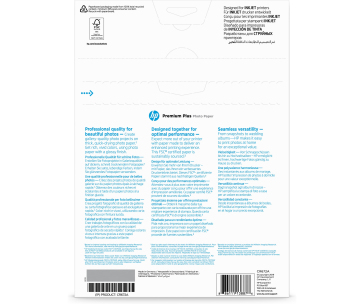 HP Premium Plus Glossy Photo Paper-20 sht/A4/210 x 297 mm, 300 g/m2, CR672A