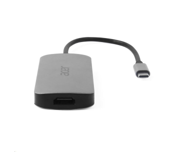 ACER Dokovací stanice 7IN1 TYPE C DONGLE: 1x HDMI, 1x DP, 1x USB-C,2x USB3.2, 1x RJ-45,1x 3.5mm audio port