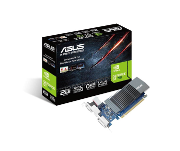 ASUS VGA NVIDIA GT710-SL-2GD5-BRK-EVO, GT 710, 2GB GDDR5, 1xHDMI, 1xDVI, 1xVGA