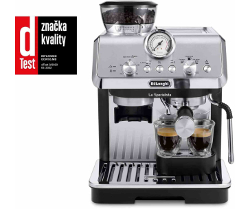 DeLonghi La Specialista Arte pákový kávovar, 1400 W, vestavěný mlýnek, parní tryska MyLatte