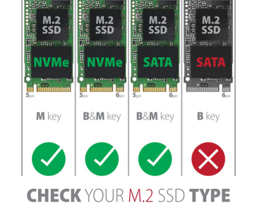 AXAGON EEM2-GTS2, USB-C 10Gbps - M.2 NVMe & SATA SSD kovový THIN box, bezšroubkový