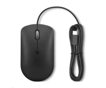 Lenovo 400 USB-C Wired Compact Mouse