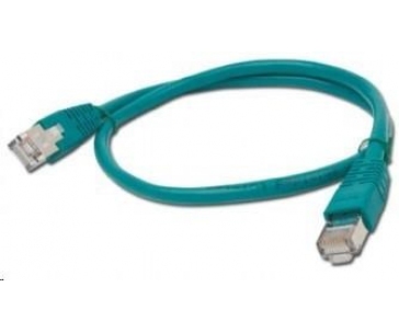 GEMBIRD kabel patchcord CAT6 stíněný FTP 2m, zelený