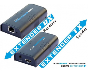 PREMIUMCORD HDMI extender na 120m přes LAN, over IP