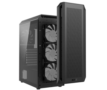 ADATA XPG case VALOR AIR PLUS Mid-Tower, bez zdroje, 4x 120mm Fan, Černá