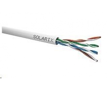 Instalační kabel Solarix UTP, Cat5E, drát, PVC, box 500m SXKD-5E-UTP-PVC