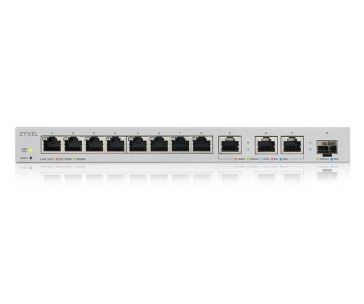 Zyxel XGS1250-12 v2, 12-Port Gigabit webmanaged Desktop Switch with 8 port 1G + 3-Port MultiGig 1/2.5/5/10G + 1-Port SFP