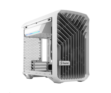 FRACTAL DESIGN skříň Torrent Nano White TG Clear Tint, USB 3.1 Type-C, 2x USB 3.0, bez zdroje, mITX