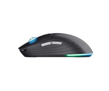 TRUST myš GXT926 Redex II Gaming Mouse, Bezdrátová, laserová, RGB, černá