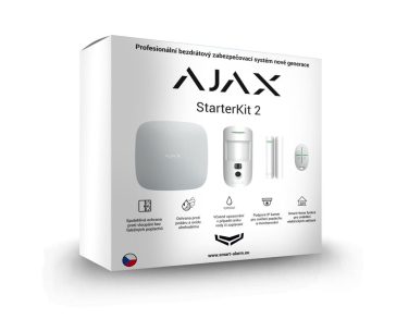 SET Ajax StarterKit Cam Plus white (20294) (nové označení)