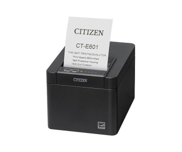 Citizen CT-E601, USB, USB Host, Lightning, 8 dots/mm (203 dpi), cutter, black