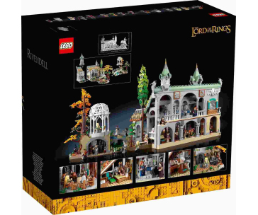 LEGO The Lord of the Rings 10316 Pán prstenů: Roklinka, 6167 dílků, 2023