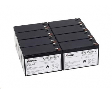 Baterie - FUKAWA FWU-27 sada baterií za RBC27 (12V/9Ah, 8ks)