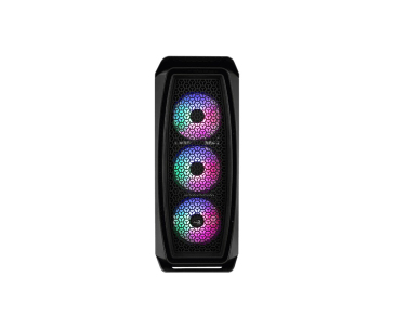 AEROCOOL skříň Aero One Frost ML G, Mid tower, 2x USB 3.0, 2x audio, 4x 120mm RGB Fan, bez zdroje