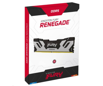 KINGSTON DIMM DDR5 16GB 7200MT/s CL38 FURY Renegade Stříbrná XMP