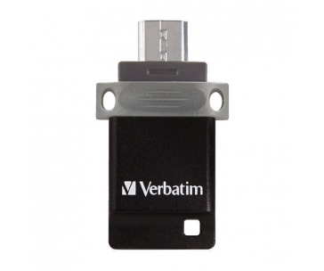 VERBATIM Dual USB Drive 16 GB - OTG/USB 2.0 for Smarphones & Tablets