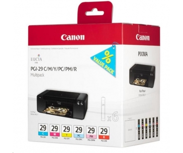 Canon CARTRIDGE PGI-29 CMY/PC/PM/R MULTI-PACK pro PIXMA PRO 1 (400 str.)