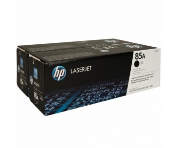 HP 85A Black 2-pack LJ Toner Cart, CE285AD (1,600 / 1,600 pages)