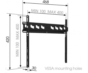 Vogel's MA3000 - fixní TV držák M