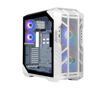 Cooler Master case HAF 700 Big-Tower, bez zdroje, 3x 120mm ARGB Fan, 2x 200mm ARGB Fan, bílá