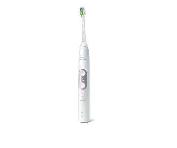 Philips Sonicare 6100 HX6877/34 elektrický zubní kartáček, sada 2 kusů, časovač, cestovní pouzdro, bílá