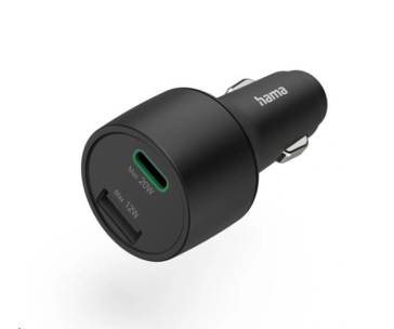 Hama rychlá USB nabíječka do vozidla USB-C PD/QC, USB-A, 32 W