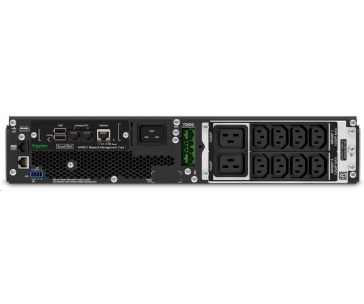 APC Smart-UPS SRT 2200VA RM 230V, On-Line, 2U, Rack Mount (1980W) Network Card