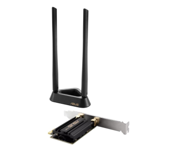 ASUS PCE-AXE59BT Wireless AXE5400 PCIe Wi-Fi 6E Adapter Card, Bluetooth 5.2