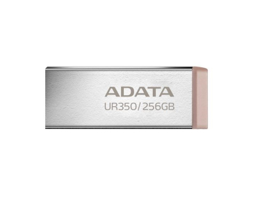 ADATA Flash Disk 256GB UR350, USB 3.2, stříbrno-hnědá