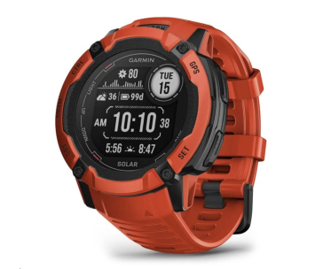 Garmin GPS sportovní hodinky Instinct 2 2X Solar (Red)