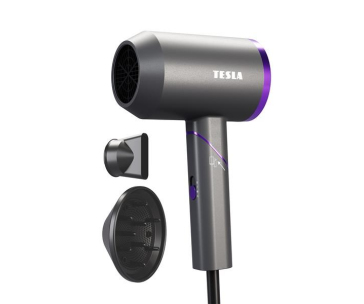 BAZAR - Tesla Foldable Ionic Hair Dryer - poškozený obal (komplet)