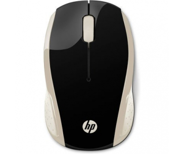 HP myš - 200 Mouse, Wireless, Silk Gold