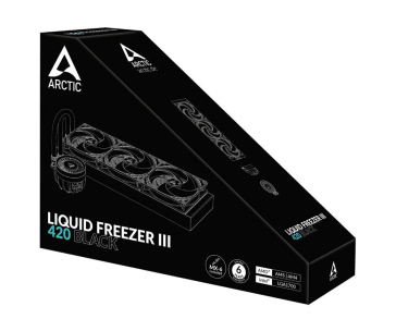 ARCTIC Vodní chladič Liquid Freezer III 420, 3x140mm, AM5, LGA1851, černá