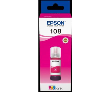 EPSON 108 EcoTank Magenta ink bottle