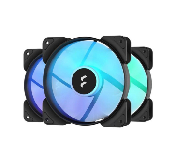 FRACTAL DESIGN ventilátor Aspect 12 RGB PWM Black Frame 3-pack, 120mm