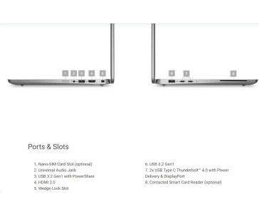 DELL NTB Latitude 5340/i5-1345U/16GB/512GB SSD/13.3" FHD/IR Cam & Mic/Integrated/WLAN/Backlit Kb/W11P/3Y PS NBD