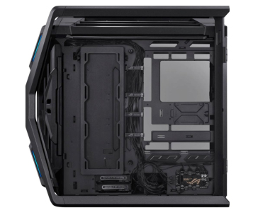 ASUS case ROG HYPERION (GR701) BTF, Big Tower, průhledná bočnice, 4x 140mm Fan, černá