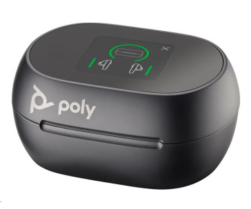 Poly Voyager Free 60+ MS Teams bluetooth headset, BT700 USB-A adaptér, dotykové nabíjecí pouzdro, černá