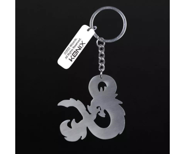 Konix Dungeons & Dragons "3D Logo" Metal Keychain